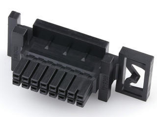 2192681216 - Nano-Fit BMI Receptacle Housing, 2.50mm Pitch, Dual Row, 16 Circuits, Black, Glow-Wire Capable