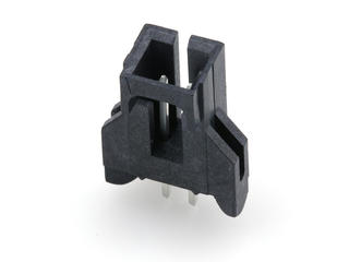 1719720002 - 2.54mm Pitch SL Header, Single Row, Vertical, LCP, Shrouded, Through Hole, with Pegs, Matte Tin (Sn) Plating, 2 Circuits