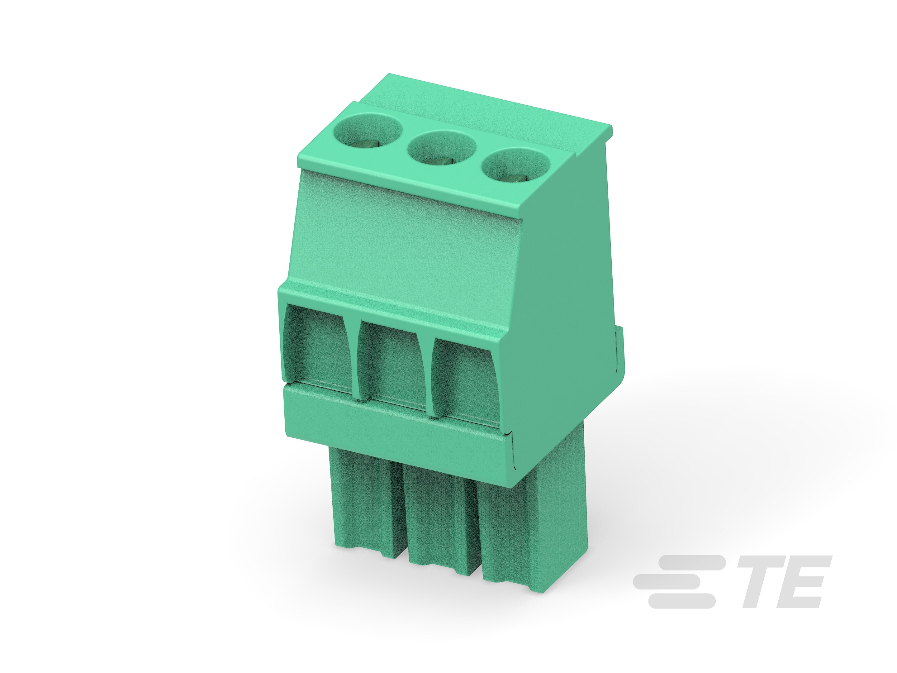 Str Plug, 3.5mm, Green, LH, 3-1986371-3 Str Plug, 3.5mm, Green, LH, 3-1986371-3