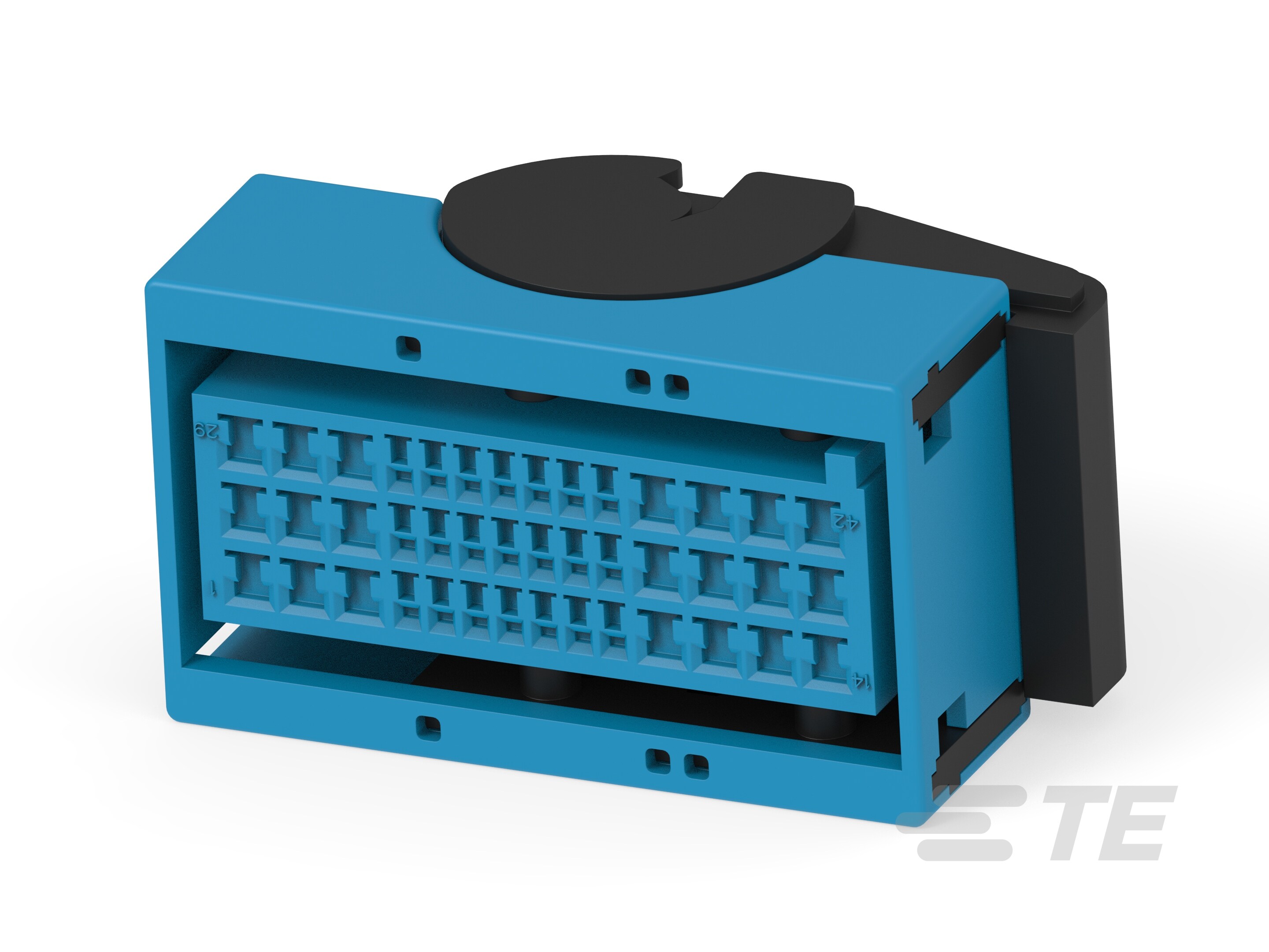 LIF HYB 42P PLUG ASSY BLU-1-1743098-8