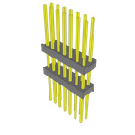 Samtec-ZW-07-14-G-D-450-490 Connector Headers and PCB Receptacles Conn Board Stacker HDR 14 POS 2.54mm Solder ST Top Entry Thru-Hole Bulk Samtec-ZW-07-14-G-D-450-490 Connector Headers and PCB Receptacles Conn Board Stacker HDR 14 POS 2.54mm Solder ST Top Entry Thru-Hole Bulk