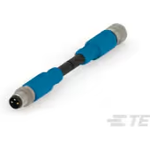 TE Connectivity-T4062123003-005 null Cable Assembly Circular Sensor/Actuator 5m 24AWG M8 Circular to M8 Circular 3 to 3 POS M-F