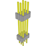 Samtec-HDWM-03-60-S-D-547 Connector Headers and PCB Receptacles Conn Board Stacker HDR 6 POS 1.27mm Solder ST Thru-Hole Layer