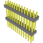 Samtec-EW-12-12-F-D-585 Connector Headers and PCB Receptacles Conn Board Stacker HDR 24 POS 2.54mm Solder ST Top Entry Thru-Hole Bulk