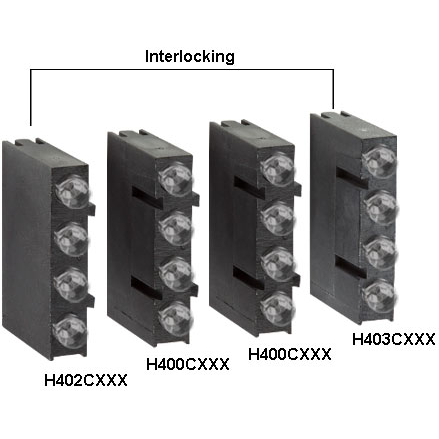 Bivar-H404CGDL LEDs T1 3mm Quad Level Assembly
