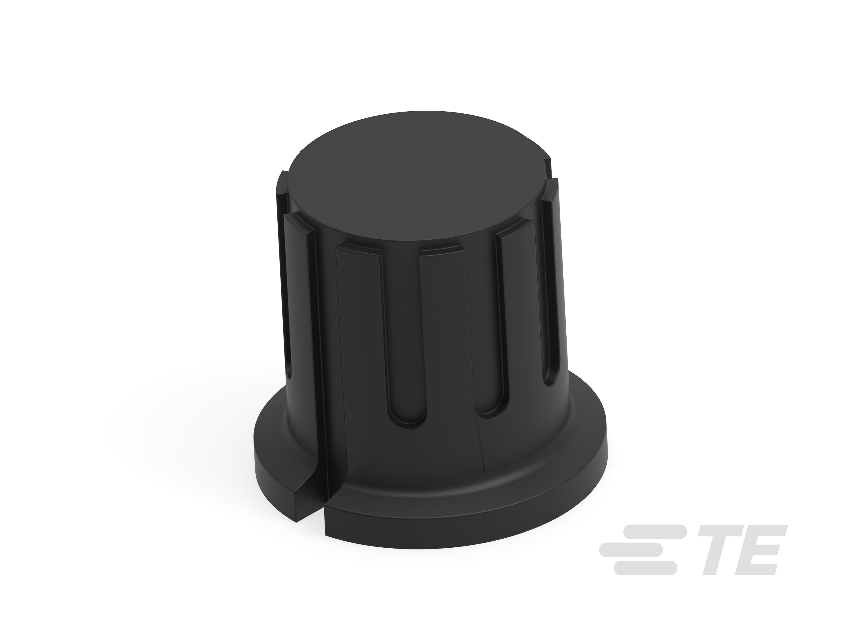 PKX50B1/8=KNOB BLACK MATT-1-1437625-5