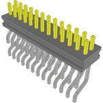 Samtec-FTMH-113-03-L-DH Connector Headers and PCB Receptacles Conn Micro Terminal Strip HDR 26 POS 1mm Solder RA Side Entry SMD Tube