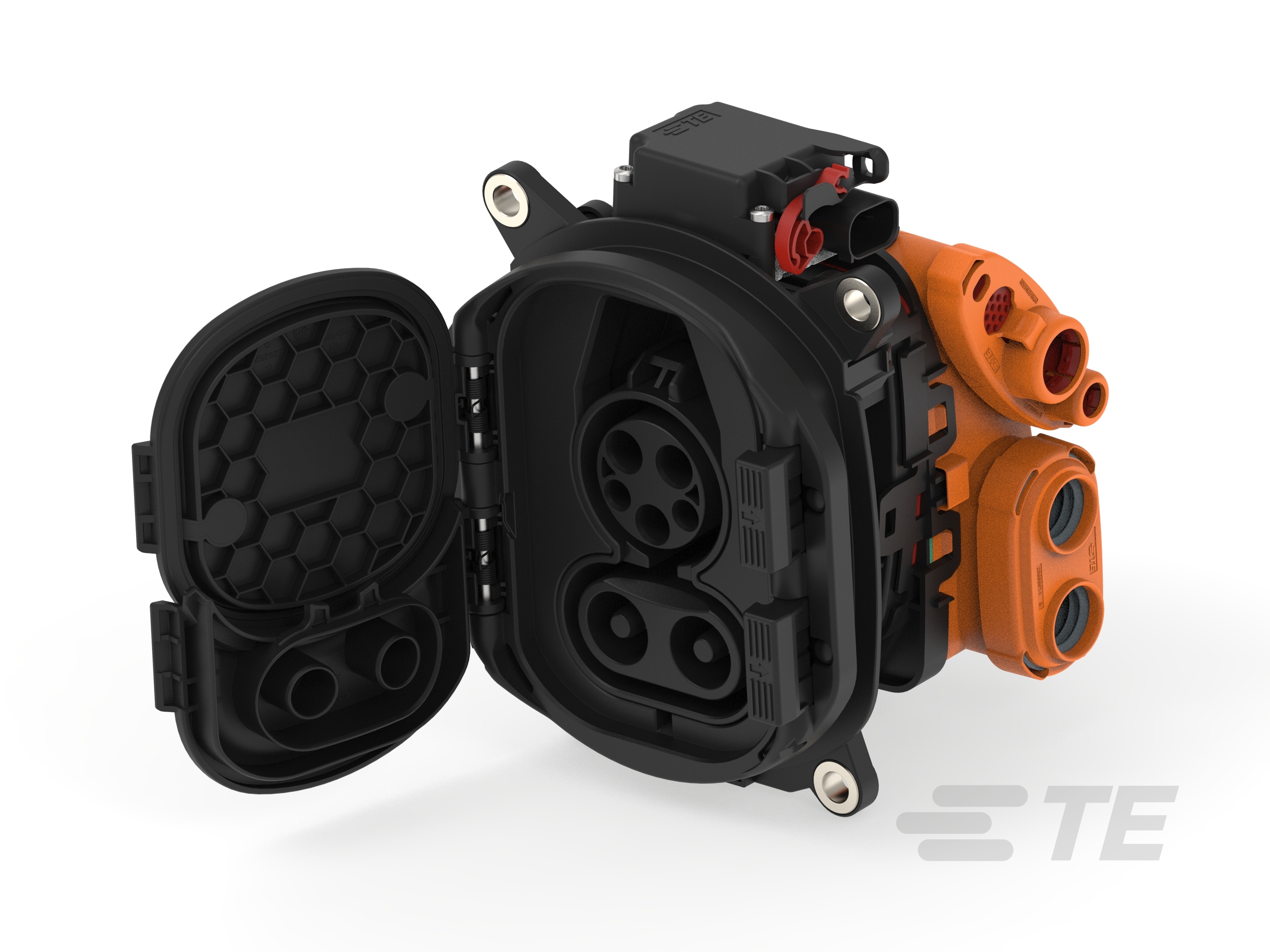 CHARGE INLET, COMBO 1, 90 DEGREE-2375501-4 CHARGE INLET, COMBO 1, 90 DEGREE-2375501-4