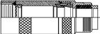 Glenair-390BA002N2216AA Backshells Cable Sealing Backshell with Strain Relief