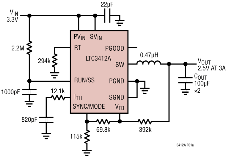 LTC3412A product image