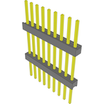 Samtec-EW-09-13-G-S-600 Connector Headers and PCB Receptacles Conn Board Stacker HDR 9 POS 2.54mm Solder ST Top Entry Thru-Hole Bulk