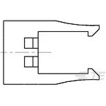 TE Connectivity-926478-3 Connector Accessories Connector Accessories Retention Plug Straight Red Box