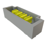 Samtec-UPT-04-03.0-01-L-V Connector Headers and PCB Receptacles Conn Terminal Strip HDR 4Power POS 3.81mm Solder ST Top Entry Thru-Hole Tube