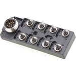 Molex-1202480074 null Sensor/Actuator Box PNP Wiring 4 Pole M12 8 Port to Mini Change