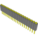Samtec-ESS-121-G-26 Connector Headers and PCB Receptacles Conn Socket Strip SKT 21 POS 2.54mm Solder ST Top Entry Thru-Hole Bulk