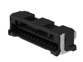 2132261331 - 1.50mm Pitch CLIK-Mate Wire-to-Board PCB Receptacle, Single Row, Surface  Mount, Right-Angle, 0.38µm Gold (Au) Plating, 13 Circuits, Black