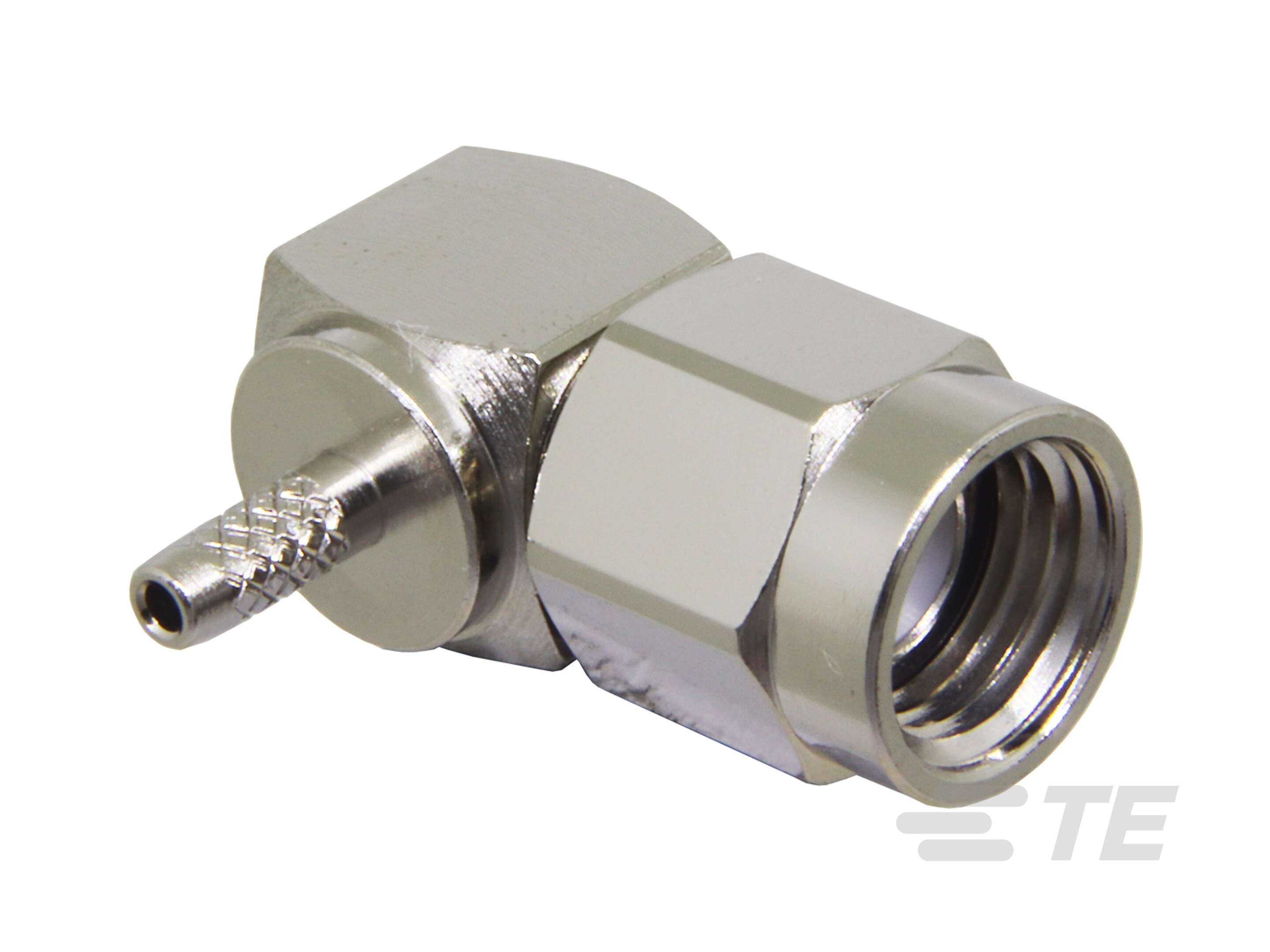 RP-SMA RA Plug 50 Ohm PCB Cable Crimp-CONREVSMA012-R178