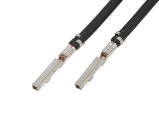 2153451122 - Pre-Crimped Lead Squba 3.6 Female-to-Squba 3.6 Female, Tin (Sn) Plating,  150.00mm Length, 16 AWG, Black