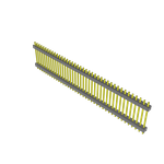 Samtec-ZW-40-11-T-S-730-100 Connector Headers and PCB Receptacles Conn Board Stacker HDR 40 POS 2.54mm Solder ST Top Entry Thru-Hole Bulk