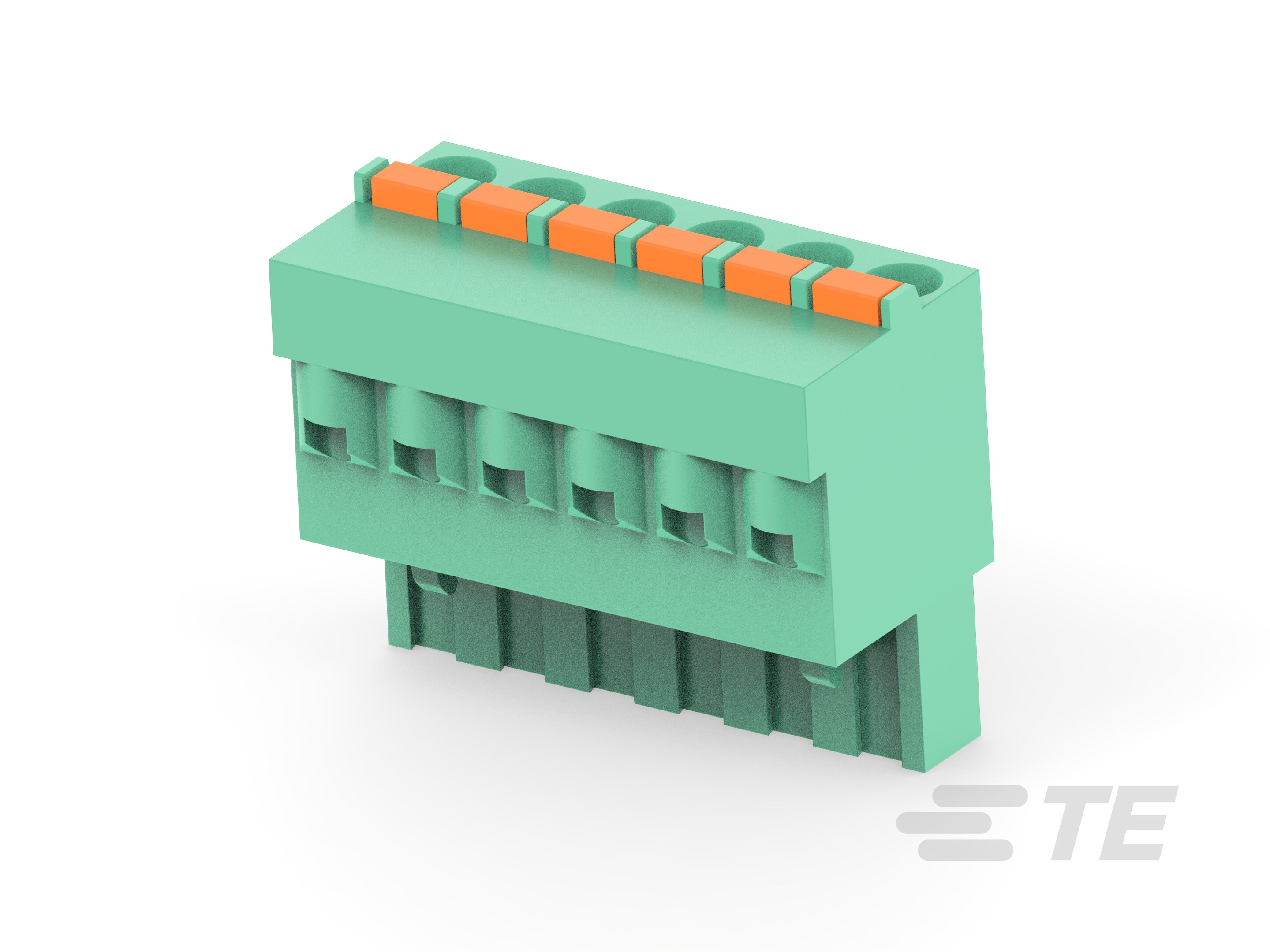 6 POS  PLUG SPRING CONN, PITCH 5.08-1986262-6