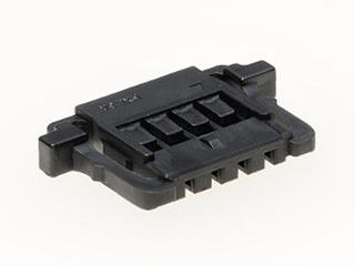 5037640201 - 1.00mm Pitch, Pico-Lock Receptacle Crimp Housing, Single Row, Positive Lock, 2 Circuits, Black