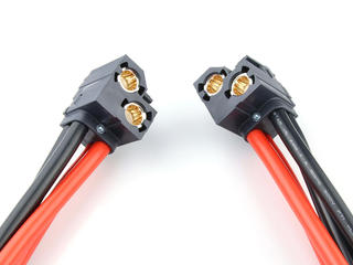 2262692025 - UltraWize Right-Angle-to-UltraWize Right-Angle Off-the-Shelf (OTS) Cable Assembly, 8.00mm Diameter, Female, 500.00mm Length, 6 AWG, Black