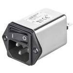 Schaffner-FN9262SA-1-06 Power Entry Modules Power Entry Module Filtered M 3 POS 250VAC 1A Fuse ST 1 Port