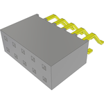 Samtec-SMH-105-02-L-D-TR Connector Headers and PCB Receptacles Conn Socket Strip SKT 10 POS 2.54mm Solder RA Side Entry SMD T/R Samtec-SMH-105-02-L-D-TR Connector Headers and PCB Receptacles Conn Socket Strip SKT 10 POS 2.54mm Solder RA Side Entry SMD T/R