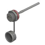 CnC Tech, LLC-107-1023-BL-00150 Cable Assembly USB Cable Assembly USB 1.5m USB Type A 4 POS F 24AWG/28AWG