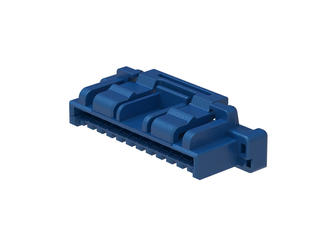 5025781204 - CLIK-Mate Plug Housing, 1.50mm Pitch, Single Row, Positive Lock, 12 Circuits, Blue