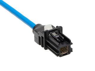 2257724212 - HSAutoLink II Unsealed Plug-to-HSAutoLink II Unsealed Plug Off-the-Shelf (OTS) Cable Assembly, LVDS 2-Wire Cable, 1.0m Length, Polarization A, 6 Circuits