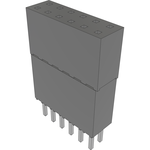 Samtec-ESQ-106-69-L-D-LL Connector Headers and PCB Receptacles Conn Elevated Socket SKT 12 POS 2.54mm Solder ST Top Entry Thru-Hole Tube Samtec-ESQ-106-69-L-D-LL Connector Headers and PCB Receptacles Conn Elevated Socket SKT 12 POS 2.54mm Solder ST Top Entry Thru-Hole Tube