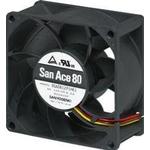 SANYO DENKI-9GA0812P1G61 Blowers and Fans DC Fan Axial Ball Bearing 12V 10.8V to 13.2V 100.6CFM 60dB 80 X 80 X 38mm PWM/Sensor