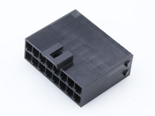 2169453012 - Ultra-Fit Plug Housing, 3.50mm Pitch, Dual Row, 12 Circuits, Black, Glow-Wire Capable