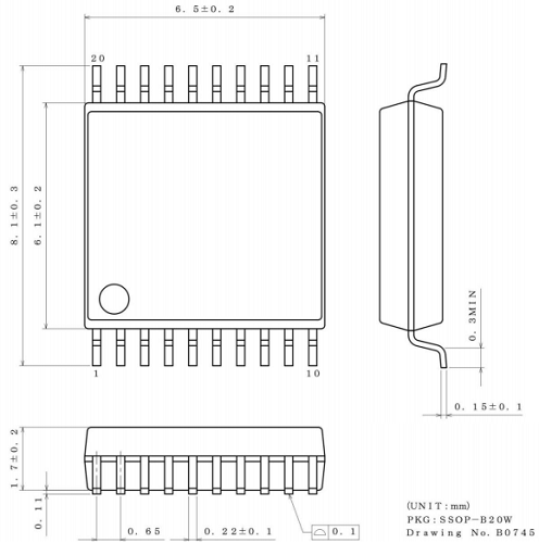 Product dimension image