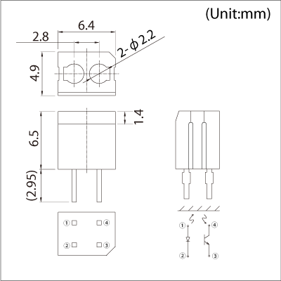 Product dimension image