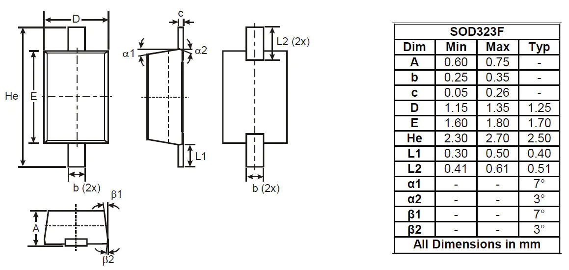 Package Image for SOD323F