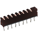 C&K-SPA04AB Switch DIP Switch DIP OFF ON SPST 4 Recessed Slide 0.01A 20VDC PC Pins 1000Cycles 2.54mm Thru-Hole Tube