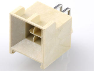 2196372408 - Nano-Fit BMI Right-Angle Header, Through Hole, 2.50mm Pitch, Dual Row, 8 Circuits, 0.76µm Gold (Au) Plating, Lubricated, Natural, Glow-Wire Capable, Tray