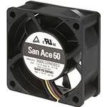 SANYO DENKI-9G0624P4H0011 Blowers and Fans DC Fan Axial Ball Bearing 24V 20.4V to 27.6V 42.7CFM/12.7CFM 49dB/18dB 60 X 60 X 25mm High Air Flow/High Static Pressure