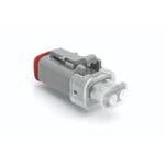 Amphenol-AT06-2S-LED1220 Connector Discrete Wire Housing Conn Housing PL 2 POS Crimp ST Cable Mount Gray Amphenol-AT06-2S-LED1220 Connector Discrete Wire Housing Conn Housing PL 2 POS Crimp ST Cable Mount Gray