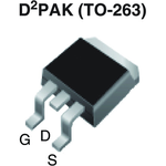 Vishay-IRL540SPBF MOSFETs Trans MOSFET N-CH 100V 28A 3-Pin(2+Tab) D2PAK