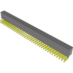 Samtec-SQT-136-01-L-D-RA Connector Headers and PCB Receptacles Conn Socket Strip SKT 72 POS 2mm Solder RA Side Entry Thru-Hole Tube