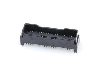 5054331221 - 1.25mm Pitch, Micro-Lock Plus PCB Header, Dual Row, Vertical, Surface Mount, 0.38µm Gold Plating, Positive Lock, 12 Circuits, Black
