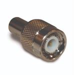 Amphenol RF-202117 Connector RF Conn TNC Terminator 50Ohm Crimp ST Cable Mount PL Gold