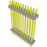 Samtec-TW-11-12-S-D-870-120 Connector Headers and PCB Receptacles Conn Board Stacker HDR 22 POS 2mm Solder ST Top Entry Thru-Hole Bulk