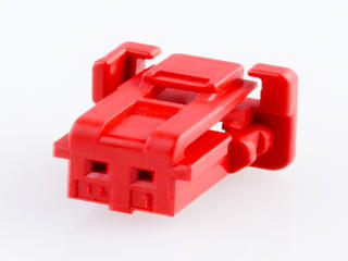 5601230202 - DuraClik ISL Wire-to-Board Receptacle Housing, Single Row, Red, 2 Circuits