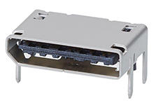 1719823142 - Nano-Pitch I/O Connector, Right-Angle, Through Hole, without Cap, 42 Circuits, Shell Leg Length 1.57mm, Black