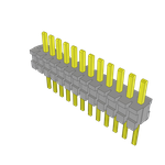 Samtec-TMS-113-02-G-S-001 Connector Headers and PCB Receptacles Conn Unshrouded Header HDR 13 POS 1.27mm Solder ST Thru-Hole Tube