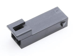 2025693002 - Ultra-Fit Plug Housing, 3.50mm Pitch, Single Row, 2 Circuits, Black, Glow-Wire Capable